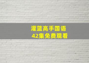 灌篮高手国语42集免费观看