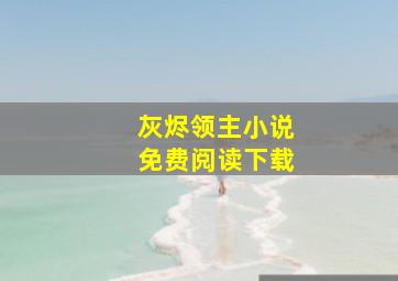 灰烬领主小说免费阅读下载