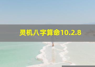 灵机八字算命10.2.8