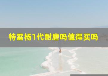 特雷杨1代耐磨吗值得买吗