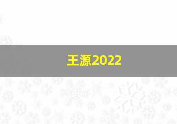 王源2022