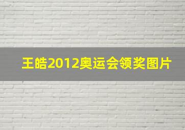 王皓2012奥运会领奖图片