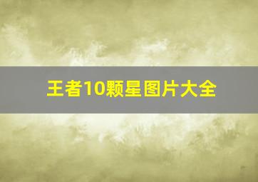 王者10颗星图片大全