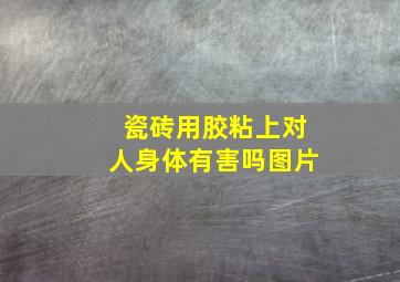 瓷砖用胶粘上对人身体有害吗图片