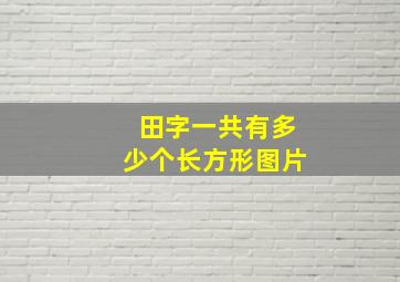 田字一共有多少个长方形图片