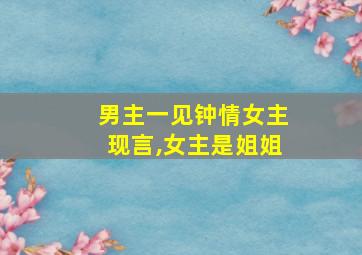 男主一见钟情女主现言,女主是姐姐