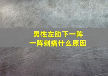 男性左肋下一阵一阵刺痛什么原因