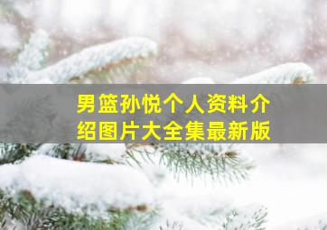 男篮孙悦个人资料介绍图片大全集最新版