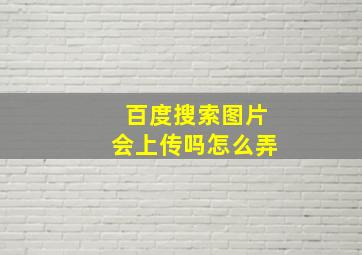 百度搜索图片会上传吗怎么弄