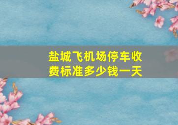 盐城飞机场停车收费标准多少钱一天