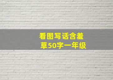 看图写话含羞草50字一年级