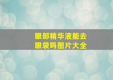 眼部精华液能去眼袋吗图片大全