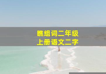 瞧组词二年级上册语文二字