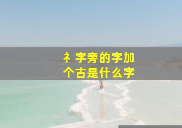 礻字旁的字加个古是什么字