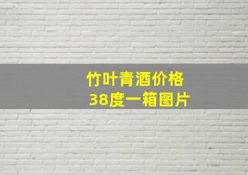 竹叶青酒价格38度一箱图片