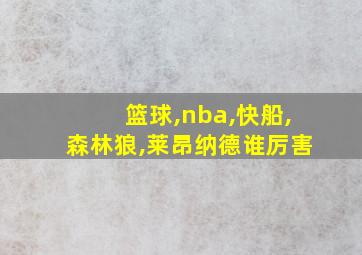 篮球,nba,快船,森林狼,莱昂纳德谁厉害