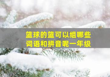 篮球的篮可以组哪些词语和拼音呢一年级