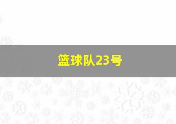 篮球队23号