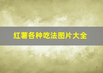 红薯各种吃法图片大全