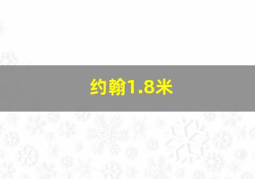 约翰1.8米