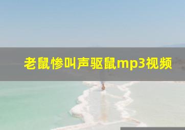 老鼠惨叫声驱鼠mp3视频