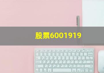 股票6001919