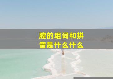 膛的组词和拼音是什么什么