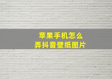 苹果手机怎么弄抖音壁纸图片