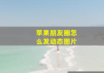 苹果朋友圈怎么发动态图片