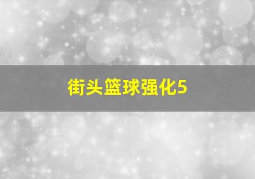 街头篮球强化5