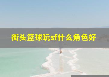 街头篮球玩sf什么角色好