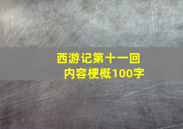 西游记第十一回内容梗概100字