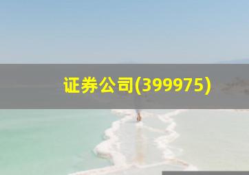 证券公司(399975)