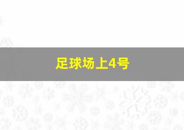 足球场上4号