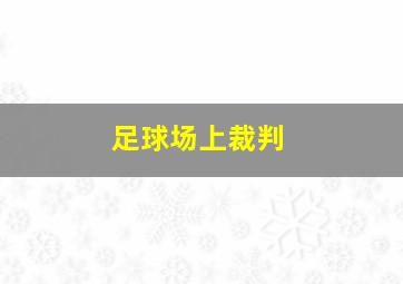 足球场上裁判