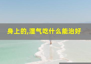 身上的,湿气吃什么能治好