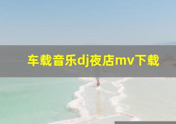 车载音乐dj夜店mv下载