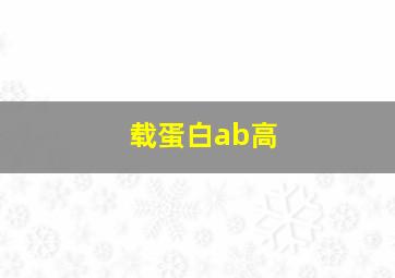 载蛋白ab高