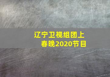 辽宁卫视组团上春晚2020节目