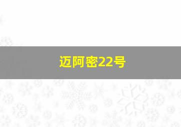 迈阿密22号