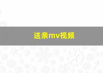 送亲mv视频