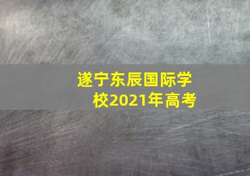 遂宁东辰国际学校2021年高考