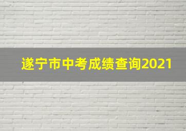 遂宁市中考成绩查询2021