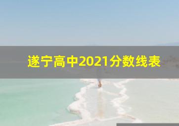 遂宁高中2021分数线表