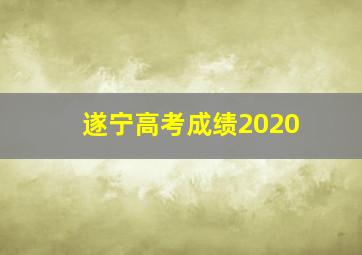 遂宁高考成绩2020