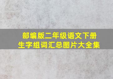 部编版二年级语文下册生字组词汇总图片大全集