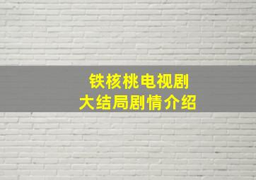 铁核桃电视剧大结局剧情介绍