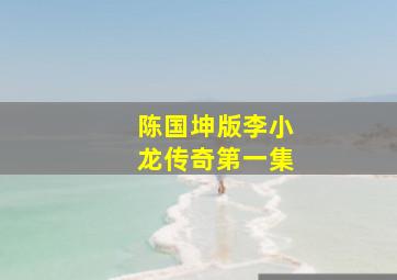 陈国坤版李小龙传奇第一集