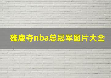 雄鹿夺nba总冠军图片大全