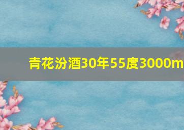 青花汾酒30年55度3000ml